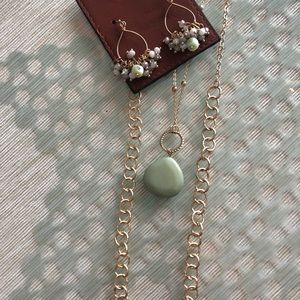 CARRIBEAN QUEEN! Necklace/Earring set! +BONUS! ☀️